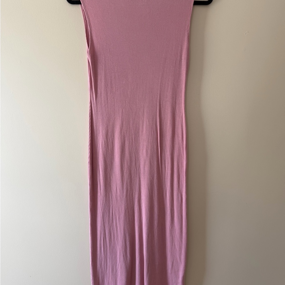Fashion Nova Mauve-Pink Sleeveless Maxi Dress
